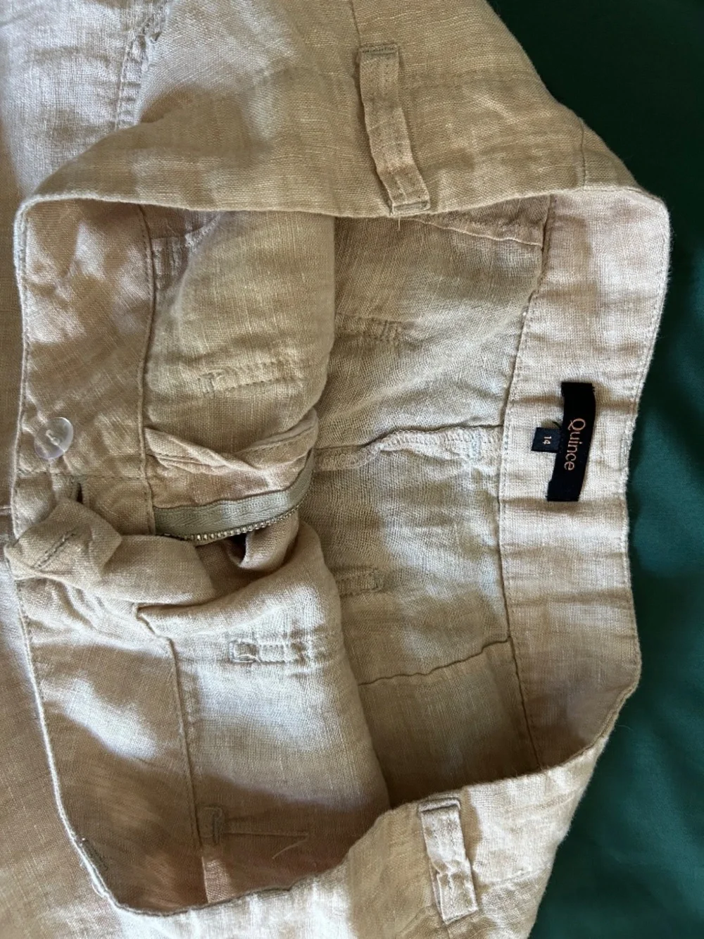 Quince size 14 ladies linen pants